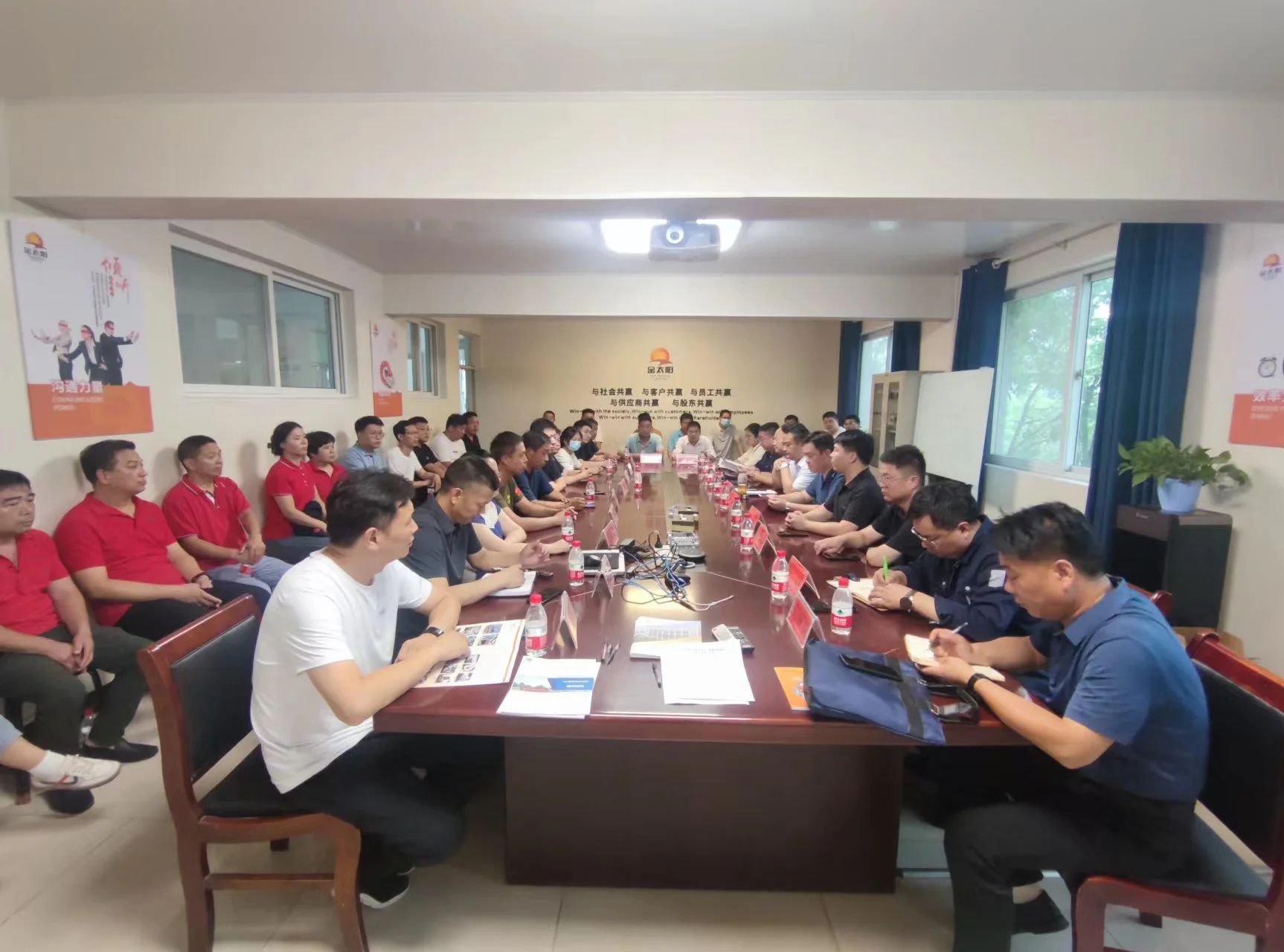 延津縣2023年工貿(mào)企業(yè)防汛應(yīng)急演練在我司舉行！